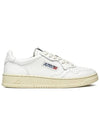 Medalist Leather Low Top Sneakers White - AUTRY - BALAAN 2