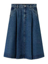 Skirt 24AF06447COHET IAL WASHED KNDIGO - A.P.C. - BALAAN 2