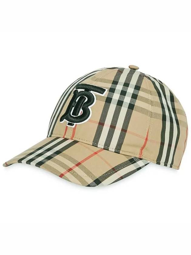 Vintage Check Motif Ball Cap Beige - BURBERRY - BALAAN 2