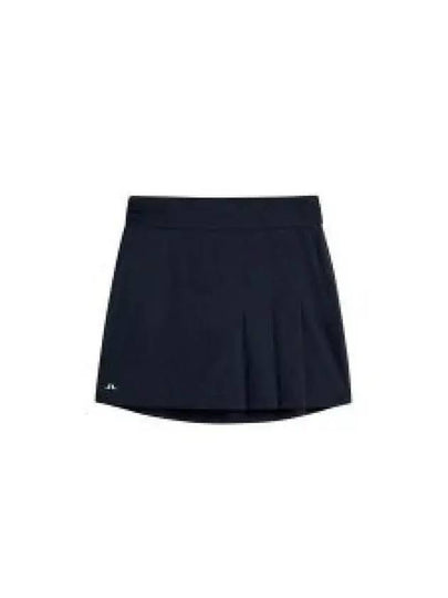 Thea Pleated Mini Skirt Navy - J.LINDEBERG - BALAAN 2