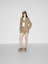 Interlocking G Jacket Beige Ebony - GUCCI - BALAAN 3