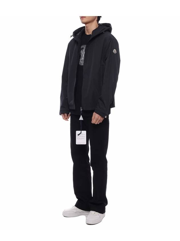 Traversier Hooded Jacket Black - MONCLER - BALAAN 5