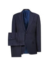 Men s wool blend no cheat single suit navy - EMPORIO ARMANI - BALAAN 1