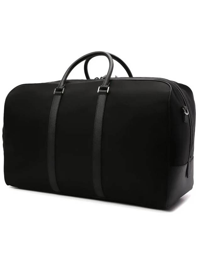 Logo Luggage Bag Black - PRADA - BALAAN 4