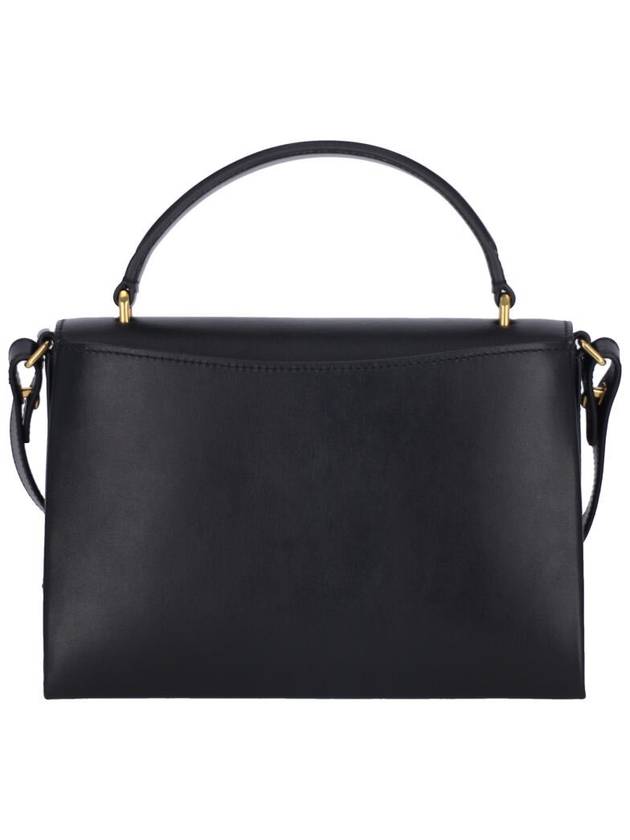 Lana Top Handle Shoulder Bag Black - MULBERRY - BALAAN 4