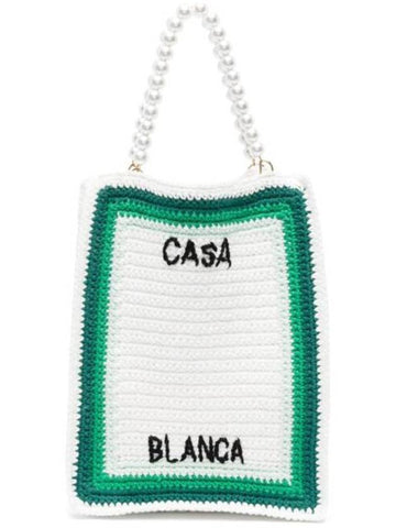 Casablanca Crochet Handbag - CASABLANCA - BALAAN 1