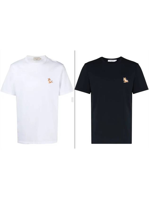 Chillex Fox Patch Short Sleeve T Shirt GU00154KJ0010 - MAISON KITSUNE - BALAAN 3