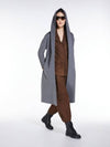 Max Mara DREAM Hooded Belted Coat 007 Gray 30 Cashmere Gibling - MAX MARA - BALAAN 4