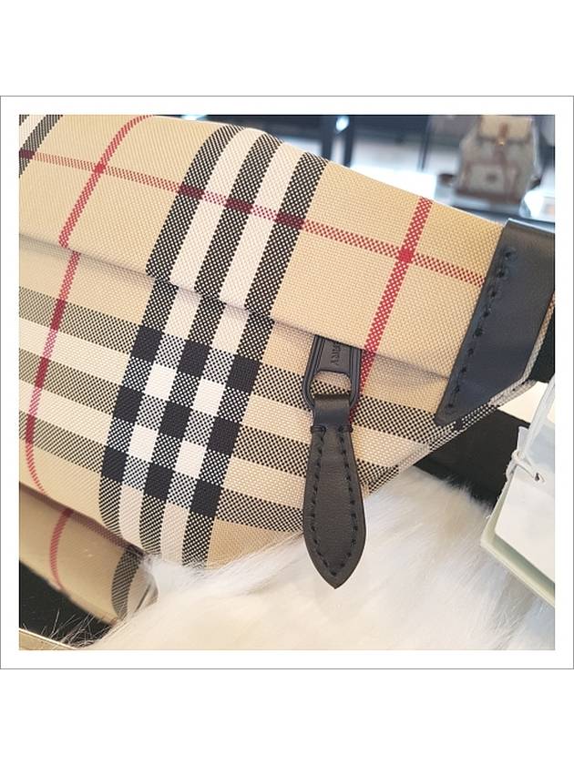 Vintage Check Motif Belt Bag Beige - BURBERRY - BALAAN 5