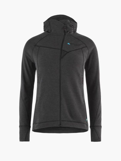 Women's Njorun 2.0 Hooded Zip-Up Raven - KLATTERMUSEN - BALAAN 2