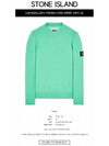 Wappen Patch Crew Neck Wool Knit Top Green - STONE ISLAND - BALAAN 3