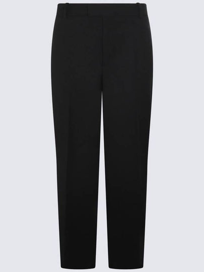 23 fw Black Wool Blend Pants LM01108WQ0059P199 B0480932200 - MAISON KITSUNE - BALAAN 2