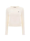 ORB Embroid Logo Knit Top Cream - VIVIENNE WESTWOOD - BALAAN 2