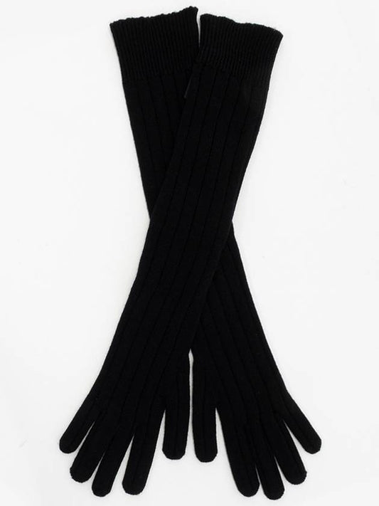 Women s knit luxury black gloves A2093005880006278 - MONCLER - BALAAN 1