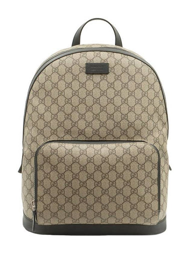 GG Supreme Canvas Black Trim Eden Backpack 406370 - GUCCI - BALAAN 1