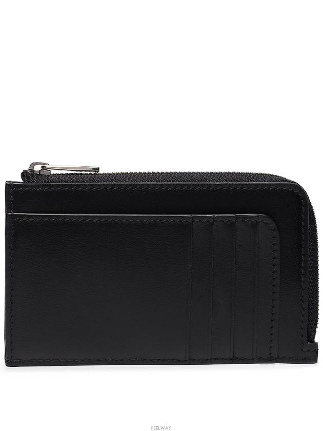 Zipper Card Wallet Black - ALEXANDER MCQUEEN - BALAAN 4