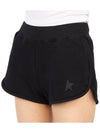 Women's Diana Star Shorts Black - GOLDEN GOOSE - BALAAN 9