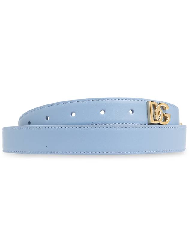 Dolce & Gabbana Leather Belt, Women's, Blue - DOLCE&GABBANA - BALAAN 3