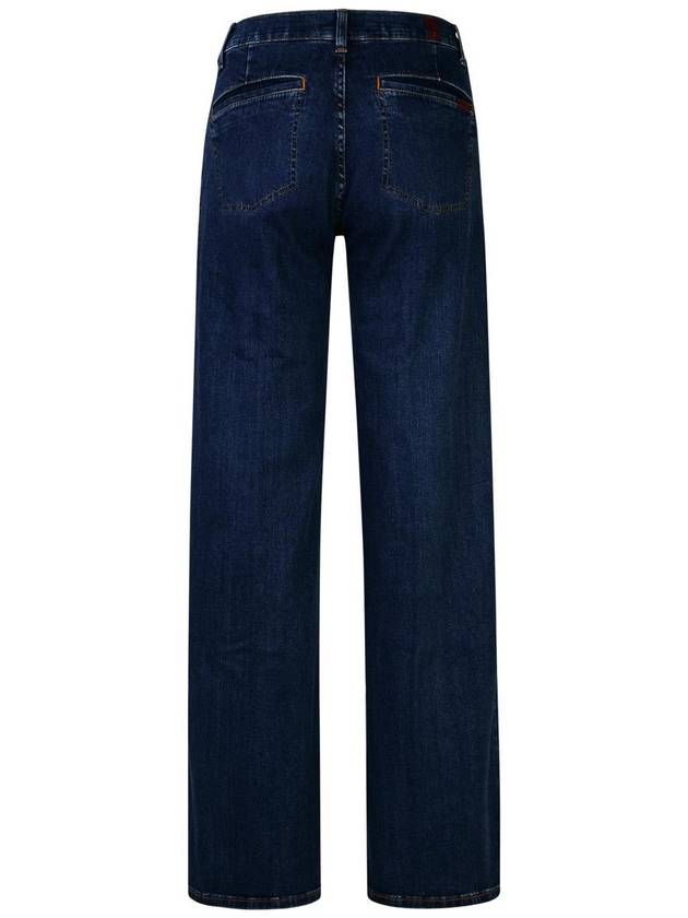 7 For All Mankind 'Lotta' Tailored Blue Cotton Jeans - 7 FOR ALL MANKIND - BALAAN 3