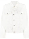 Cut-Out Cotton Denim Jacket White - MAISON MARGIELA - BALAAN 2