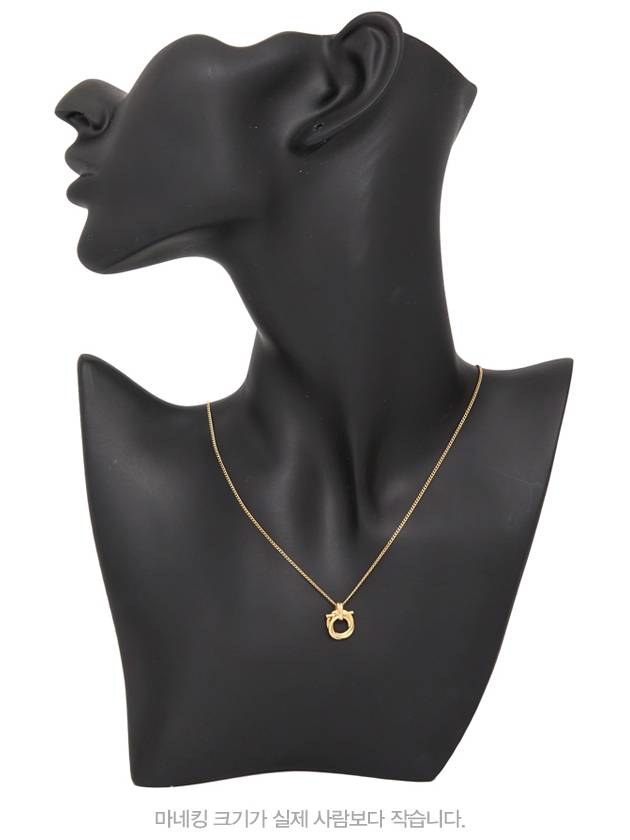 Twisted Gancini Necklace Gold - SALVATORE FERRAGAMO - BALAAN 6