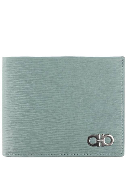 Gancini Half Wallet Blue - SALVATORE FERRAGAMO - BALAAN 2