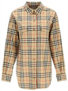 Vintage Check Overfit Shirt Beige - BURBERRY - BALAAN 2