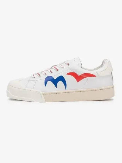 Plain Toe Rubber Sole Low Top Sneakers White - MARNI - BALAAN 2