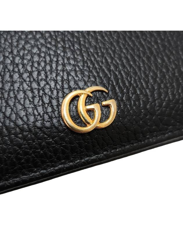 Women s 456126 GG Marmont Black Card Case Half Wallet - GUCCI - BALAAN 7