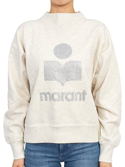 Moby Logo Print Sweatshirt Ecru - ISABEL MARANT - BALAAN 2