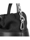 5AC Number Logo Texture Leather Bucket Bag Black - MAISON MARGIELA - BALAAN 10