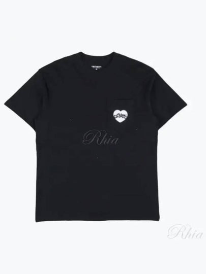 Armor Pocket Short Sleeve T-Shirt Black - CARHARTT WIP - BALAAN 2