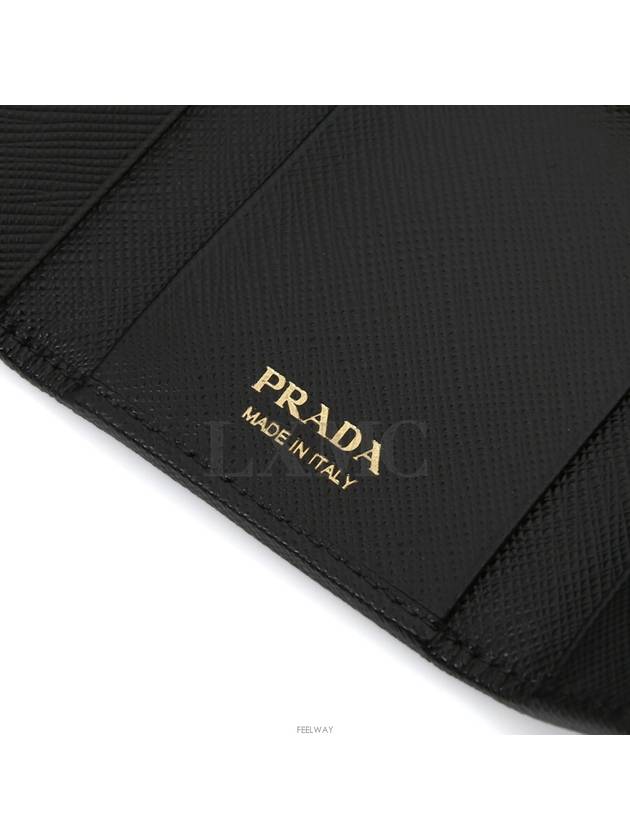 1PG004 Triangle Logo Re Nylon Key Wallet Card 6 - PRADA - BALAAN 9