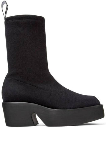 BillieTencel Middle Boots Black - CAMPER - BALAAN 1