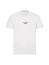 Men's Archivio Logo Short Sleeve T-Shirt White - STONE ISLAND - BALAAN 2