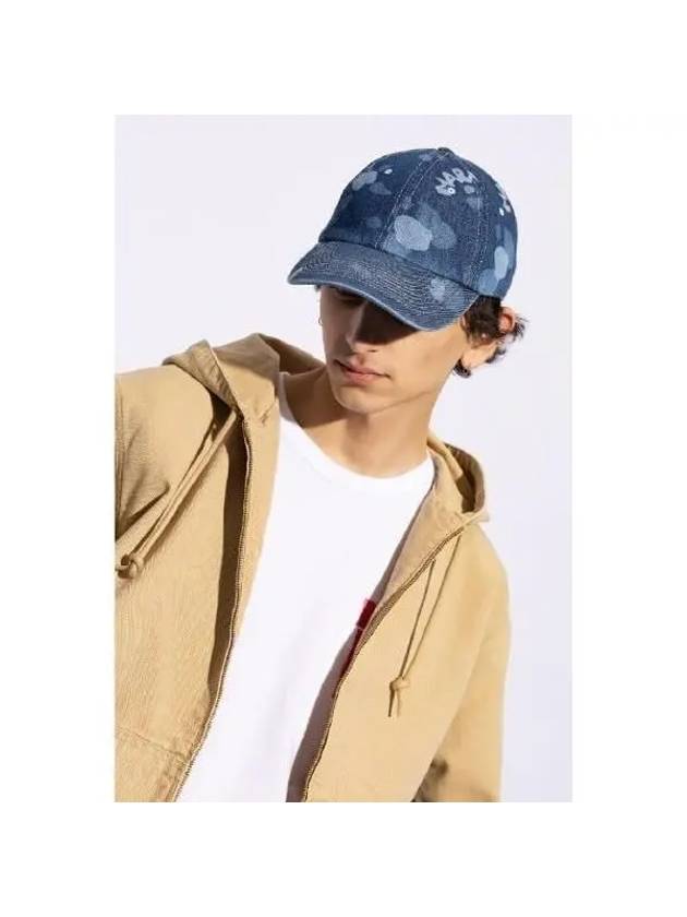 Logo Print Denim Baseball Cap Hat CLZC0108A0USCW08 - MARNI - BALAAN 5