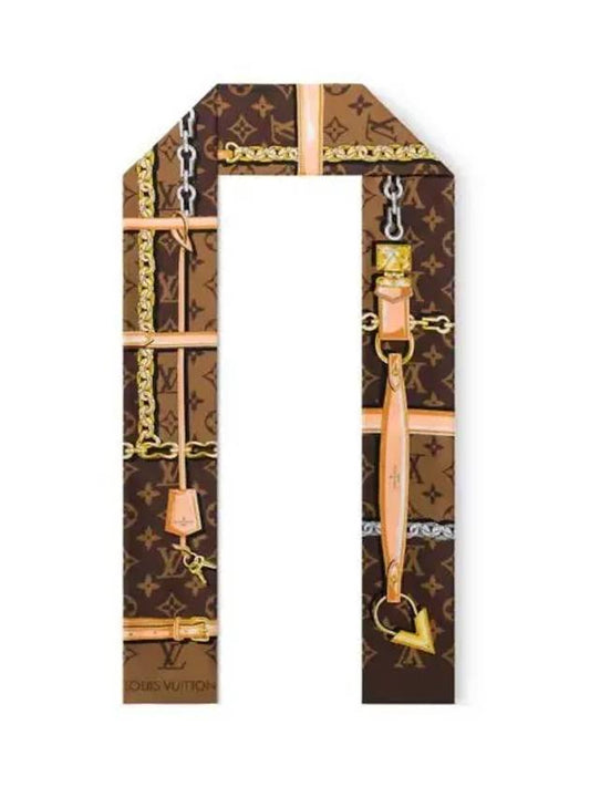 Women's Monogram Confidential Scarf Brown - LOUIS VUITTON - BALAAN 2