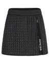 Anyene Logo Quilted Golf Skirt Black - DUVETICA - BALAAN 1