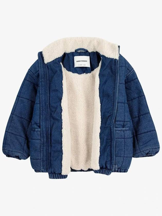 children s denim fleece jacket BC Vintage quilted B224AC127 - BOBO CHOSES - BALAAN 4