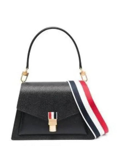 Trapeze Peple Grain Shoulder Bag Black - THOM BROWNE - BALAAN 2