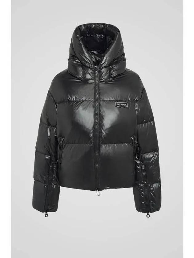 Bellatrix matte black women s down jacket - DUVETICA - BALAAN 1