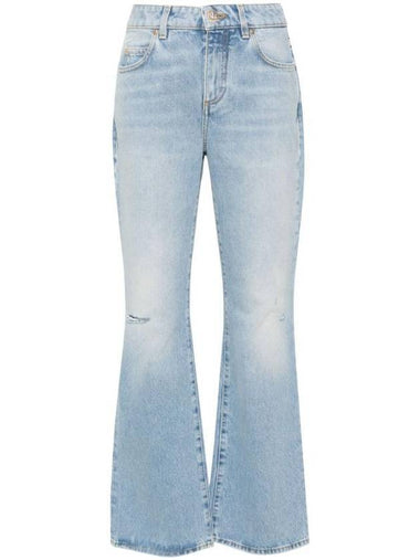 flared denim jeans blue - BALMAIN - BALAAN 1