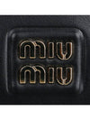 Small Leather Half Wallet Black - MIU MIU - BALAAN 7