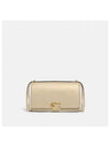 gold-tone logo-embellished shoulder bag - COACH - BALAAN 2