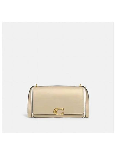 gold-tone logo-embellished shoulder bag - COACH - BALAAN 2