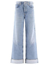 Denim Straight Jeans Blue - AGOLDE - BALAAN 1