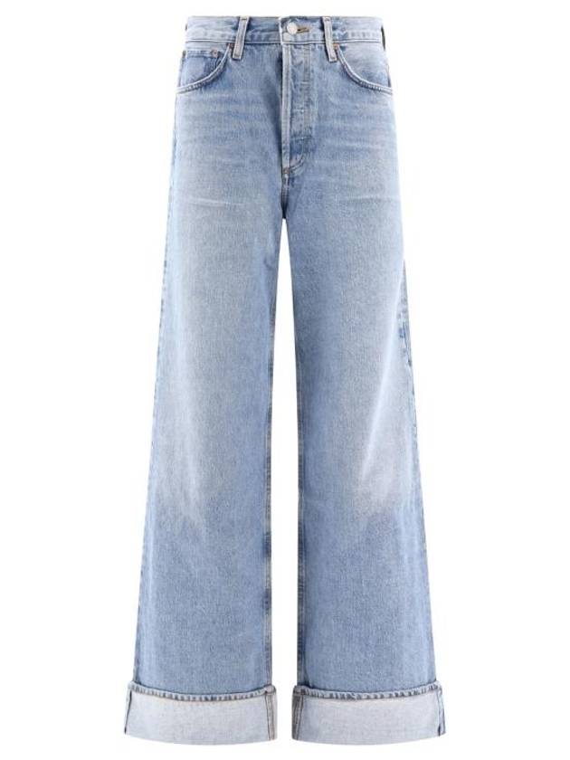 Denim Straight Jeans Blue - AGOLDE - BALAAN 1