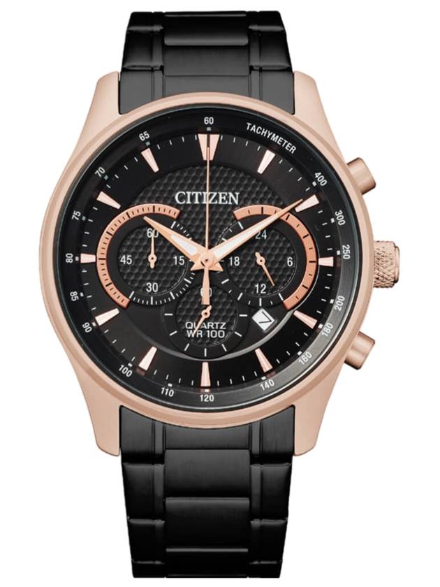 Chronograph Quartz Watch Black - CITIZEN - BALAAN 1