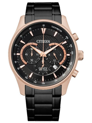 Chronograph Quartz Watch Black - CITIZEN - BALAAN 1