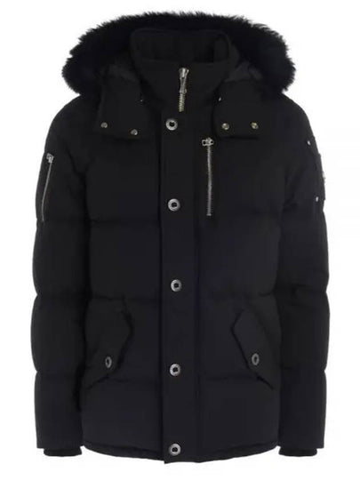 Cloud 3Q Logo Shearling Padding Black - MOOSE KNUCKLES - BALAAN 2